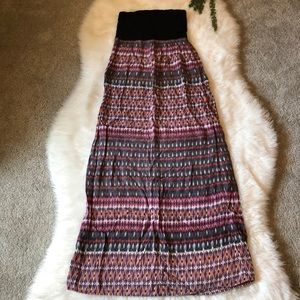 VGUC Medium Roxy Strapless Maxi Dress!